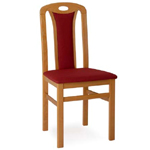 dřevěná židle MEGA, olše, bordó