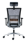 Kancelářská židle NEXT šedá 