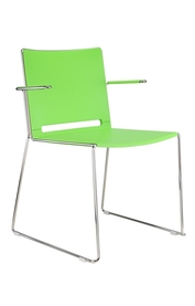 Plastová židle FILO s područkami, sáně